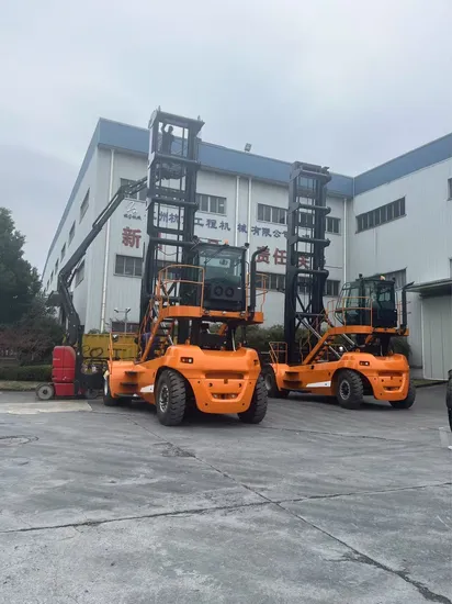 Movimentazione container vuoti Hangcha serie X con capacità di 9.000 kg