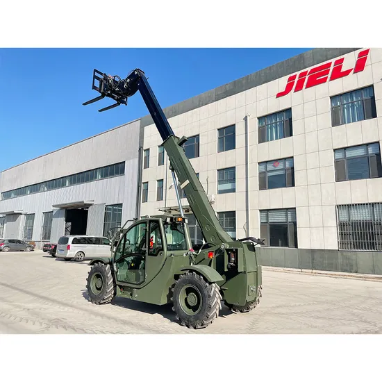 Sollevatore telescopico multifunzione con braccio telescopico da 7 m e 3 t, ruota anteriore piccola