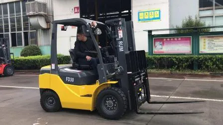 Carrello elevatore diesel da 2,5 tonnellate, batteria GPL, benzina con motore giapponese EPA