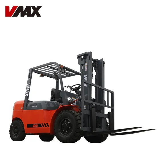 Carrello elevatore diesel da 5 tonnellate in offerta speciale con montante per container