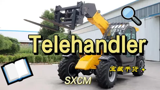 Carrello elevatore telescopico affidabile per sollevamento e trasporto sicuri