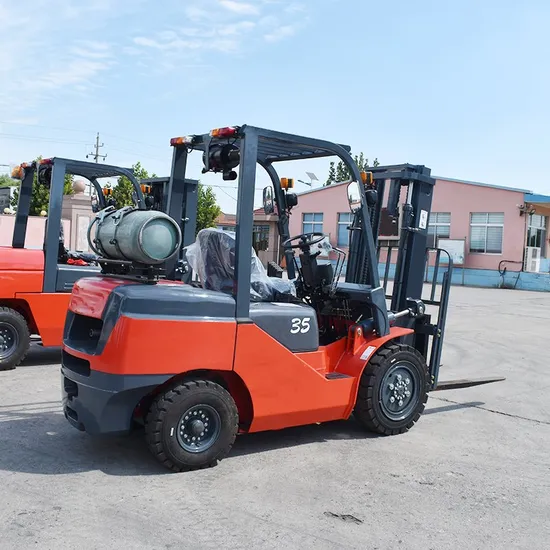 Wholesale Customization Japan Nissan Engine 3.5 Ton Hydraulic Hand Manual LPG/Gas/Gasoline Forklift Truck 