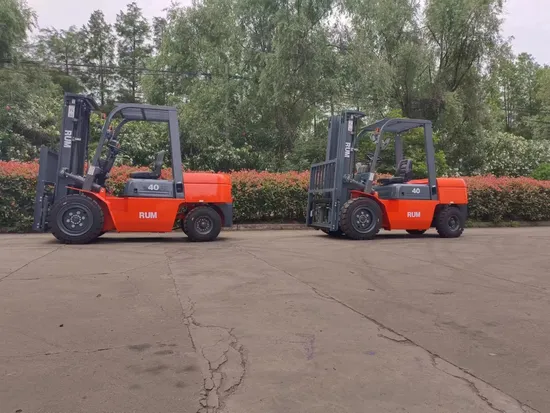 Carrello elevatore diesel 2024 da 4 tonnellate, 4,5 tonnellate, 5 tonnellate, con carrello elevatore da 4 tonnellate e 4000 kg