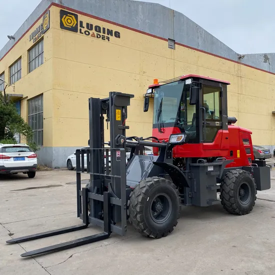Carrello elevatore fuoristrada da 3,5 tonnellate, trazione integrale, motore cinese di alta qualità, carrello elevatore fuoristrada, carrello elevatore diesel per tutti i terreni