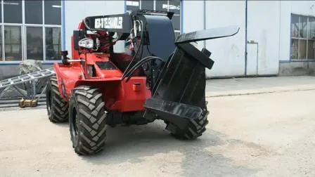 Fornitura diretta in fabbrica di sollevatori telescopici con braccio telescopico da 3 tonnellate, 3,5 tonnellate e 4 tonnellate, altezza di sollevamento di 7 m, 13 m e 18 m, in vendita.