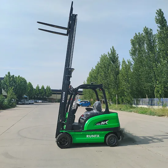 Runtx New Outdoor Battery Operated Mini Electric Forklift 1 Ton 2t Price for Sale 