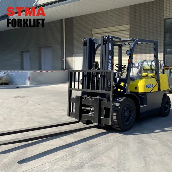 Carrello elevatore a gas GPL Stma EPA Engine Propane Forklift da 5 tonnellate con certificati EPA