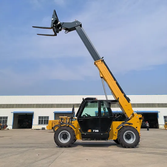 Pala gommata multifunzionale 4X4 Tipo Carrello elevatore telescopico da 3,5 tonnellate