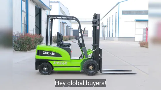 Carrello elevatore elettrico versatile da 2,5 tonnellate per lavori pesanti