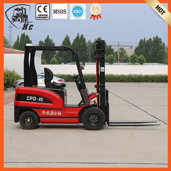 Carrello elevatore elettrico retrattile con carrello elevatore a forche da 1 tonnellata, 1,5 tonnellate e 2 tonnellate per magazzino in vendita