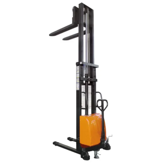Carrello elevatore semi-elettrico con sollevatore e transpallet