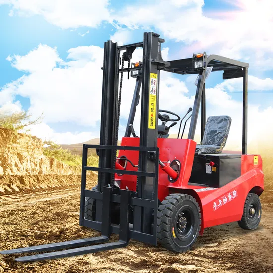 Carrello elevatore elettrico per magazzino batterie con ruote architettoniche e carrello elevatore di alta qualità CE