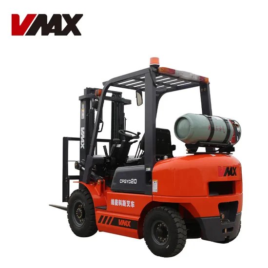 Carrello elevatore a gas GPL con traslatore laterale da utilizzare in magazzino in Cina