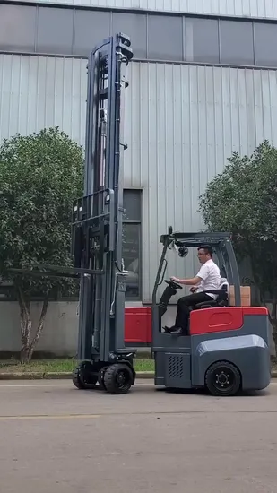 Carrello elevatore articolato elettrico a batteria per corsie strette Carrello elevatore articolato elettrico VNA da 2 tonnellate