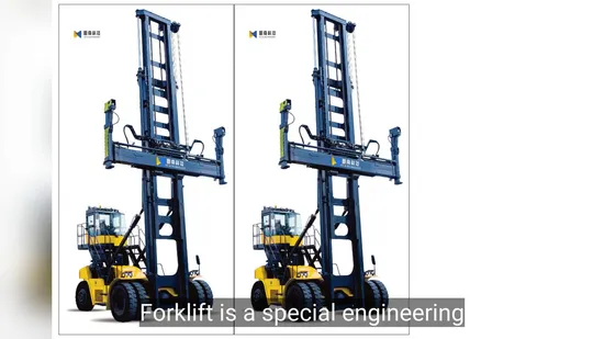 Stack Port Fork Movimentatore di container vuoti Movimentatore di container vuoti da 10 t Movimentatore di container vuoti singoli